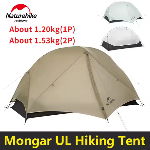 Naturehike Mongar UL Hiking Tent 1 2 Person 15D Nylon Ultralight Waterproof Double Layer Outdoor Bac