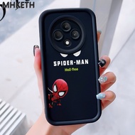 MHKEID Case For OPPO Reno 12F 4G 12F 5G F27 5G Spiderman Cartoon Phone Silicone Shockproof