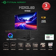 TITAN ARMY 25” QD-MiniLED FAST IPS QHD 250Hz OC 1ms 99%DCI-P3 HDR1000 Gaming Monitor (P245MS)