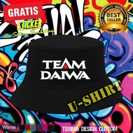 NEWEST DAIWA TEAM DAIWA BUCKET HAT FOR MEN & WOMEN DISTRO U-SHIRT
