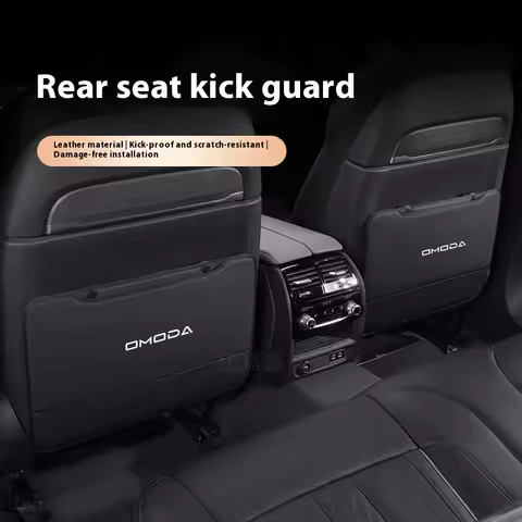 2PCS Car Seat Back Protection Anti-Kick Pad Rear Seat Storage Bag For chery omoda 5 C5 C5 EV S5 C7 E