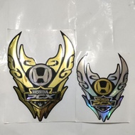 Honda PCX Visor Cutting Stickers Size 12x15 & 15x20