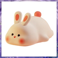 [P K A M] Night Light,Cute Silicone Lamp, Dimmable Light Up Bunny, Night Lamp,Rechargeable Bunny Nig