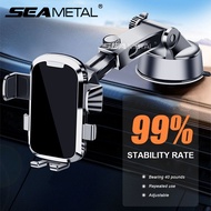 SEAMETAL 360° Adjustable Car Phone Holder Foldable Lazy Phone Stand Air pump suction cup bracket