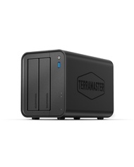 TERRAMASTER F2-425 2-Bay NAS Storage - Intel X86 Quad-Core CPUแรม4GB2.5GbE LANเครือข่ายที่เก็บข้อมูล