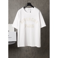 2026 Baru GIVENCHY Bercetak T-Shirt Uniseks Komuter T-Shirt Perniagaan T-Shirt Longgar Jenama Besar 