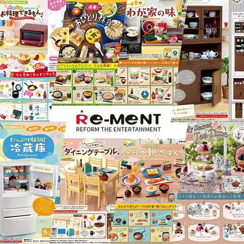 2026 New Hot Original Re-ment Miniature Scene Model Sanrio Snoopy Corner Biological Kitchen Collecti