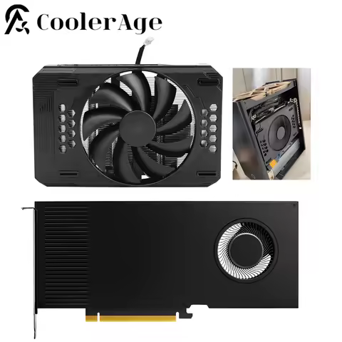 For RTX A4000 Graphics Card Heatsink Replacement ITX Case RTXA4000 Video Card DIY Single Fan Heatsin