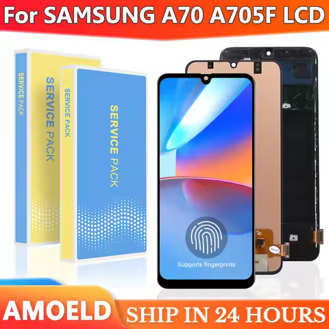 OLED For Samsung A70 Display A705 A705F LCD Screen With Touch Screen Digitizer Assembly A70 Screen R