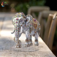 chulisia 2D Flat Elephant Acrylic Sign Tabletop Decoration for Bedroom Cabinet Shelf