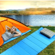 Camping mat khemah tilam lipat waterproof office lunch break folding sleeping mat single bed portable floor Outdoor