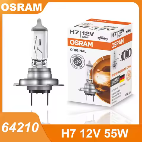 Osram Original 64210 H7 12V 55W PX26d Car Halogen Headlight 3200K Car Standard Bulb OEM Made in Germ