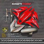 ORIGINAL-Y15 V1V2 COVERSET ORIGINAL MX KING MERAH GREY 2020 (INDO)