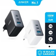 Anker GaN Powerport 736 Super Fast Charging Nano II 100W PD PPS 45W 3 Port USB Type Charger Adapter 