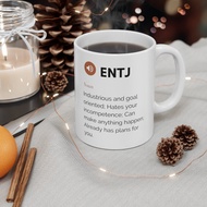 MBTI Definition Cup ENTJ Personality Test Cup Gift Constellation English Ceramic Ceramic Mug Cup Gif