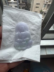 緬甸翡翠A玉 ，淡冰🧊紫飄綠觀音