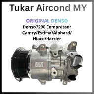 🔥Denso 7290 Compressor •Toyota Camry • Alphard • Estima • Velfire • Hiace • Harrier Compressor Origi