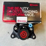 ORIGINAL BREMBO P34 BLACK RED LOGO REAR BELAKANG 2POT CALIPER 100% MADE IN ITALY P34 BREMBO CALIPER