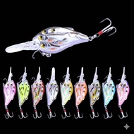 ONGIONEPW Fishing Lures, 7.5cm Artificial Fishing Lures Bait, Professional 9g Group Fishes Crankbait