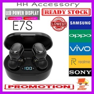 True Wireless Stereo Sport Headset E7S Digital Powerbox Earphone Bluetooth Earbuds OPPO/VIVO/REALME/
