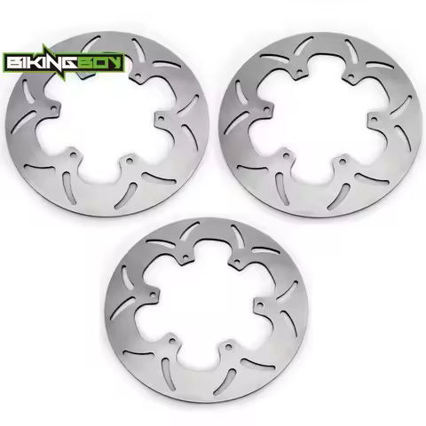 BIKINGBOY Front Rear Brake Discs Disks Rotors For Yamaha FJ 1100 83-87 FJ 1200 86 87 VMX 12 V-Max 12