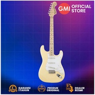 Fender Japan Yngwie Malmsteen Stratocaster Electric Guitar w/Gigbag, Yellow White