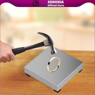 [SONONIA] Bench Block Flat Anvil Lightweight Shaping Block Anti Slip Craft Stamping Block