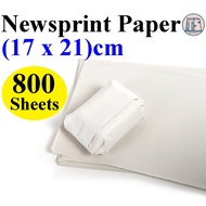F5 Newsprint Paper Wrap  / White Packing Wrapping Paper F5 Size 17cm x 21cm