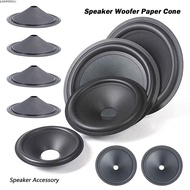 JUNMPER2R 1Pcs Voice Coil Repair Kit, Rubber Surround Black Speaker Woofer Paper Cone, Durable 3/4/5