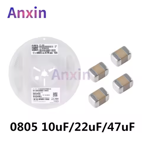 2012 SMD Ceramic Capacitor MLCC 2000PCS 0805 10uF 22uF 47uF 6.3V 10V 16V 25V 50V 106K 226K 476M X5R 
