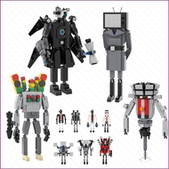 YT4 Skibidi Toilet Building Blocks Titan King Monitor Man Speakerman Bulb Man TV Woman Model Figure 