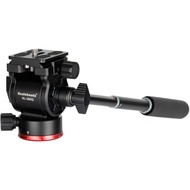 Koolehaoda Tripod Fluid Head Compact Video Head Pan Tilt Head with Arca-Type Plate for Compact Video
