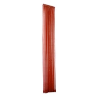 Sheer Curtains Window Sheer Voile Curtain Panels Valances Door Window Curtain 200cm x 120cm (Red)