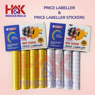 Niso MX-5500 8 Digits Price Labeler / Mesin Tanda Harga MX5500 / Price Tag Gun Label Machine