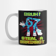 Bruh 67 Six Seven 6-7 Funny Brainrot Steal a Brainrot for Boys Kids Teens - Italian Brainrot Coffee 