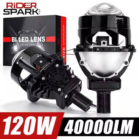 Bi-LED Projector Headlight Lenses H7 H4 9005 9006 LED Car Lamps Auto High Low Beam LED Light Bi-led 