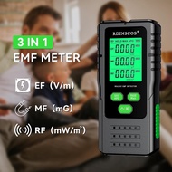 EMF Detector, Detect All 3 Types of Electromagnetic Radiation Field in 1 EMF Meter for Cell Towers, 