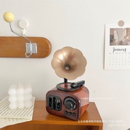 Entrance Nostalgic Home Desktop Gramophone Decoration Creative Ornaments Music Box Cafe Bar Style Re
