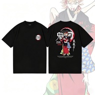 Demon Slayer Douma Anime Short Sleeve T-Shirt Popular Cartoon Pattern S-5XL