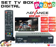 Set Top Box ADVANCE STP-A01 - Alat Penerima Siaran TV Digital /Receiver TV Set Top Box ADVANCE STP A01 Digital / Set Top Box TV Digital ADVANCE STP-A01 Terbaru Bisa Youtube~bro