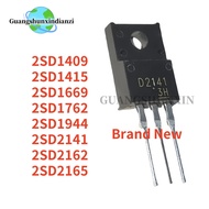 1-5PCS 2SD1409 2SD1762 2SD2165 2SD1944 2SD1415 2SD2162 2SD1669 2SD2141 TO-220F field-effect transist
