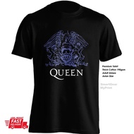 Queen Rock Band Tshirt Cotton Freddie Mercury Bohemian Rhapsody (S-5XL)