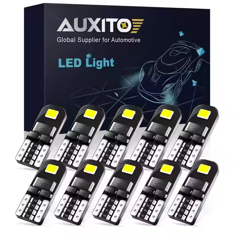 10pcs W5W T10 LED Car Canbus Bulb Car Interior Light For Ford Mondeo MK4 MK1 MK3 Fiesta Focus 2 Expl