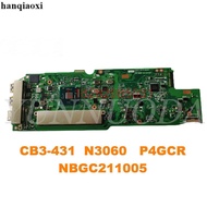 Acer Acer CB3-431 Notebook Motherboard P4GCR NBGC21100B REV 2.1 N3060