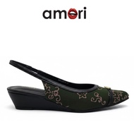 Amori Ladies Sling Back Wedges R0225090 Batik Shoes Collection