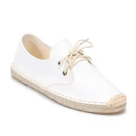 Limited Special Offer Flat Platform Hemp Rubber Lace-Up Sapatos Zapatillas Mujer Casual Womens Espad