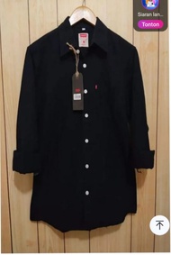 PROMO kemeja /BAJU NATAL KRISTEN 2021 /kemeja casual-formal Kemeja hitam / kemaja pria lengan panjan