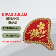 KIPAS SULAM BENANG EMAS TRADISIONAL