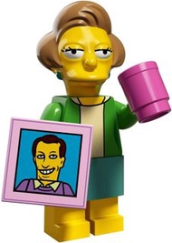Lego The Simpsons Edna Krabappel Minifigure 人仔