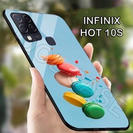 Softcase Glass Infinix Hot 10S | Case HP Infinix Hot 10S | Case Infinix | Kesing HP Infinix Hot 10S 